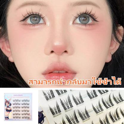 【ขนตามีกาวในตัว】  DIY   ขนตาบนแบบไร้กาว  เซ็ตต่อขนตาเอง  EYELASH   ขนตาปลอมฟรีกาว ขนตาล่าง ธรรมชาติสําหรับผู้เริ่มต้น  ขนตาต่อเองทรงบาบี้    ขนตาปลอมแบบช่อ    ขนตาปลอมแบบมีกาวในตัวแบบไม่มีกาว