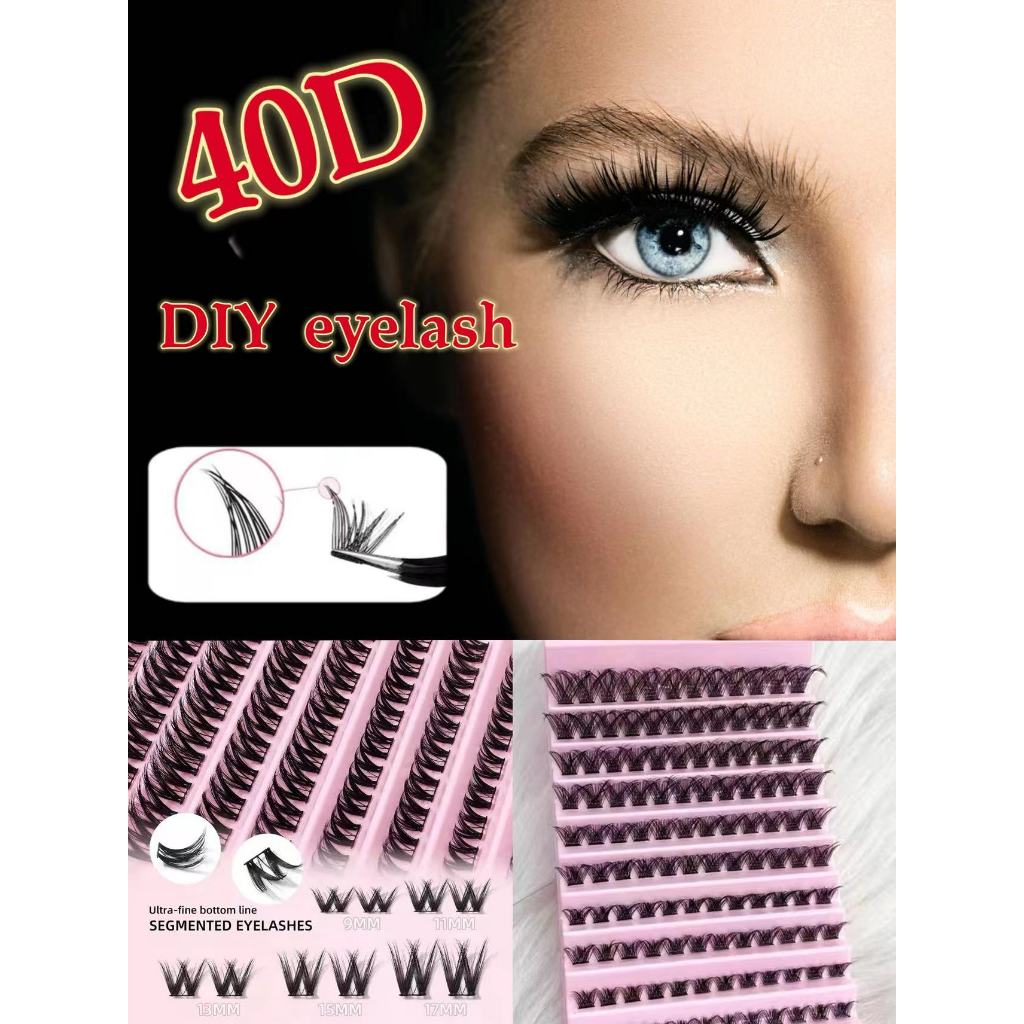 False eyelashes False eyelashes Fishtail Single Cluster Style Self-grown Eyelashes Soft and Flexible Natural Looking False eyelashes Fishtail Natural