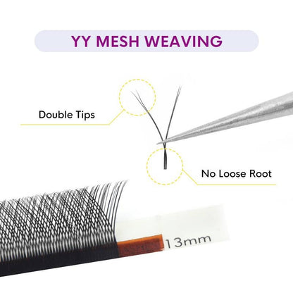 YY False Eyelashes Eyelash Extensions Soft Natural Ready to Ship False Eyelashes 0.07 CD Curl Net Makes Eyelashes Look Thick and Long False Eyelashes For Eyelash Extensions