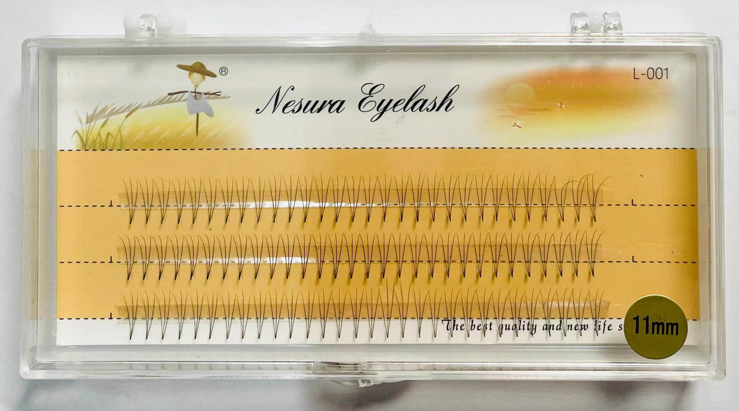 False Eyelashes 0.07mm D Curl 3D Soft Eyelash Core Non-Irritating DIY Natural Fake Eyelashes Simulation False Eyelashes Reusable Shipped from Thailand 3P EYELASH