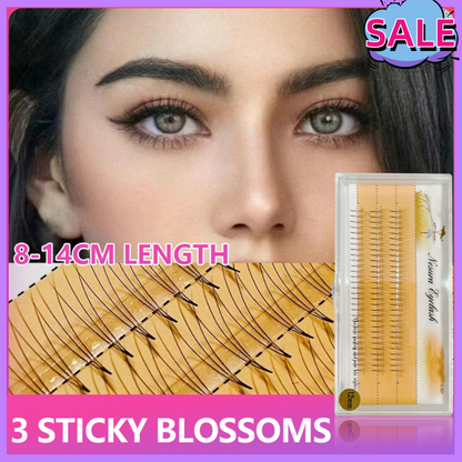 False Eyelashes 0.07mm D Curl 3D Soft Eyelash Core Non-Irritating DIY Natural Fake Eyelashes Simulation False Eyelashes Reusable Shipped from Thailand 3P EYELASH