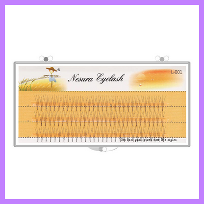 False Eyelashes 0.07mm D Curl 3D Soft Eyelash Core Non-Irritating DIY Natural Fake Eyelashes Simulation False Eyelashes Reusable Shipped from Thailand 3P EYELASH