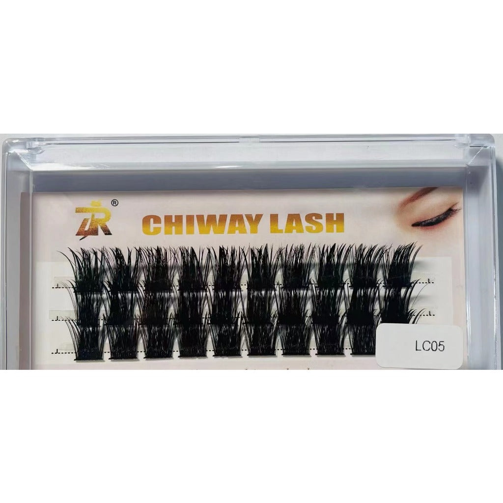 False eyelashes, single cluster fishtail, splicing style, self-grown eyelashes, soft and flexible, natural-looking, 3D false eyelashes, single cluster, for sale