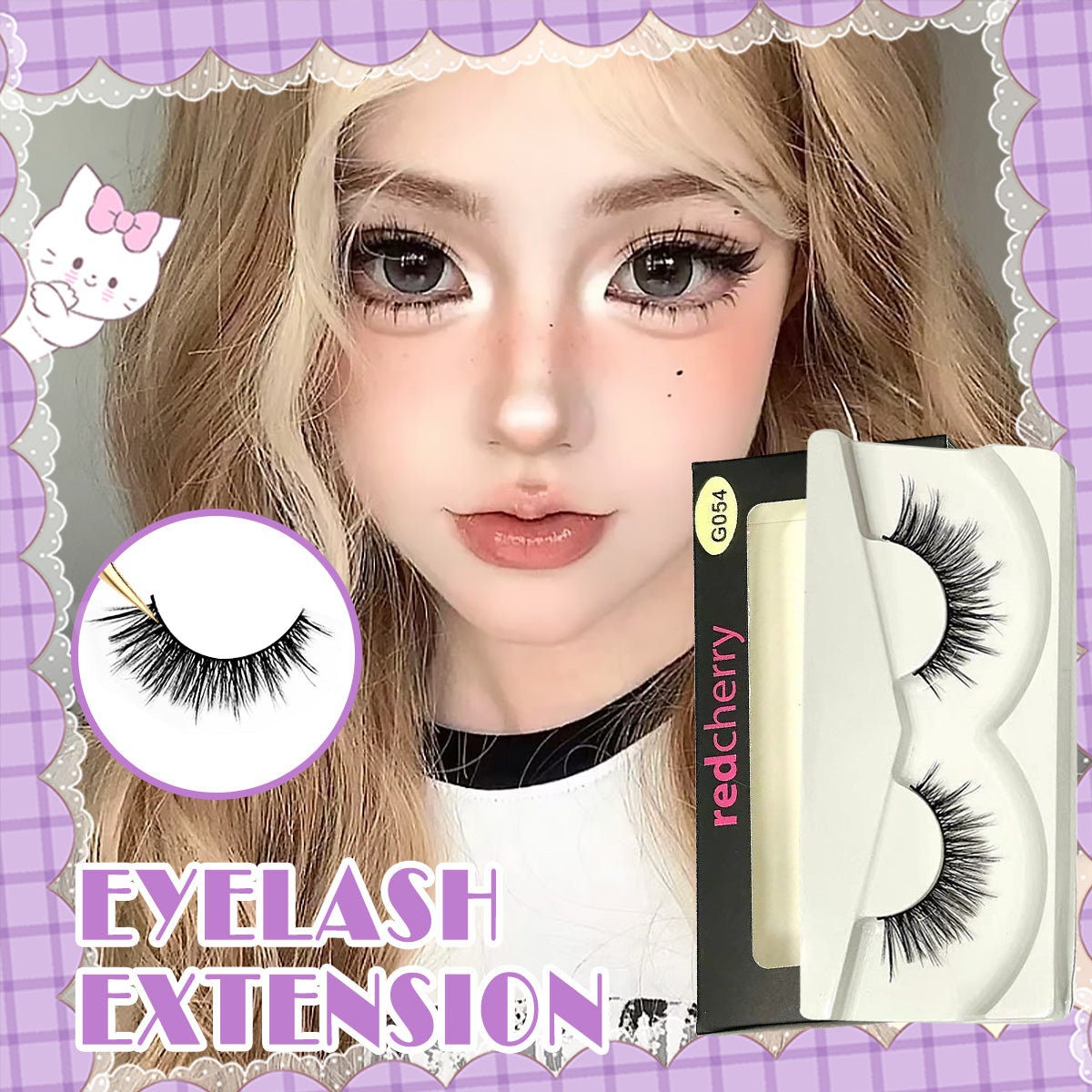 Eyelash extensions Barbie style, false eyelashes, false eyelashes, 3D false eyelashes, 1 pair, 3D false eyelashes, fashionable, for makeup, hot girl style, European style, thick eyelashes