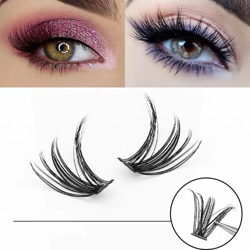 False eyelashes 30D40D 9-15mm [Ready to ship] False eyelashes Natural mink eyelashes for DIY eyelash extensions Best-selling in Korea and Japan in 2023