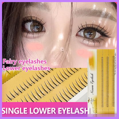 ขนอมเนื้อแมตต์คลาสสิกขนตาปลอม ขนตาล่าง กลุ่มเดี่ยว lower false eyelashes ทำด้วยมือ ขนตาช่อสําเร็จ ขนตาจากต่างประเทศ  ขนตาล่างขนตาปลอมธรรมชาติใต้ตาขนตาด้านล่างนุ่ม