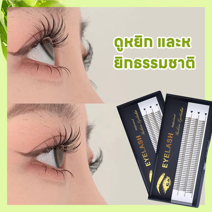 แกนขนตานิ่ม ไม่ระคายเคือง idol eyelashes  DIY  สไตล์เกาหลี แกนใส  เบาสบายตา เหมาะสำหรับมือใหม่  ขนตาปลอมธรรมชาติ นุ่ม    เบา