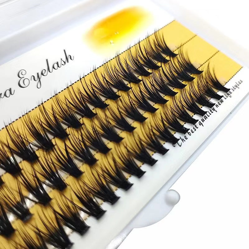 40D False Eyelashes, Cluster Type, 8-16 mm40D False Eyelashes, Thick Cluster, DIY Eyelash Extension Set EYELASH DIY Thick Eyelashes