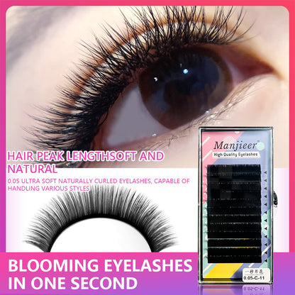 Eyelash DIY False Eyelashes False Eyelashes Bouquet Flower in One Second Eyelashes At Beauty Salon Thick Eyelashes Shipped from Thailand Thick Good Quality