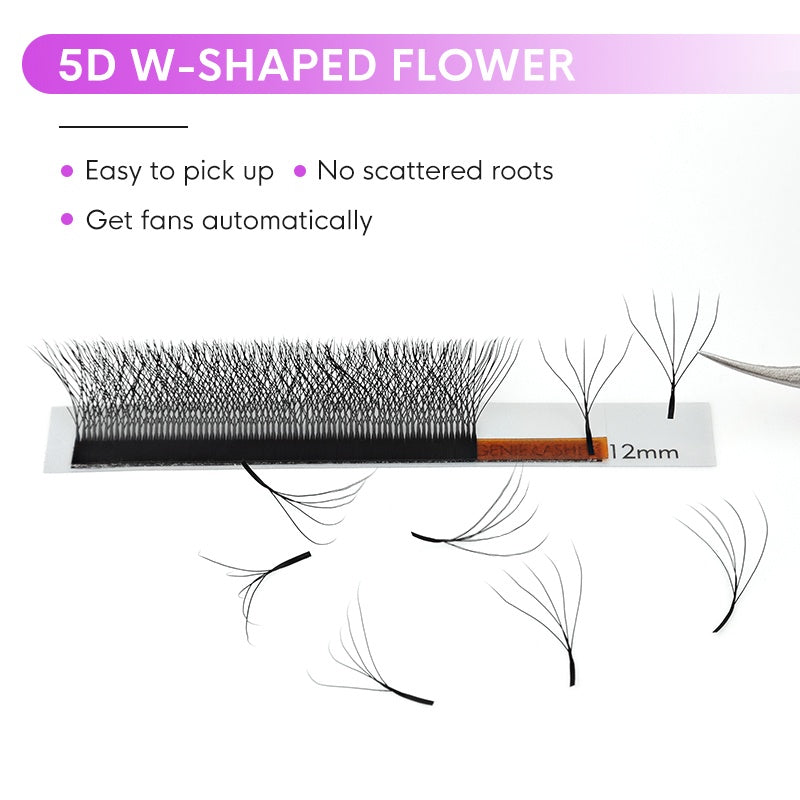 5D Flower Eyelashes 0.05C Five-leaf Clover Thick Eyelashes, Auto-Flowering, Braided Eyelashes, Eyelashes, Beauty Salon, Eyelash Artist, Five-leaf Clover Eyelash YY Clover