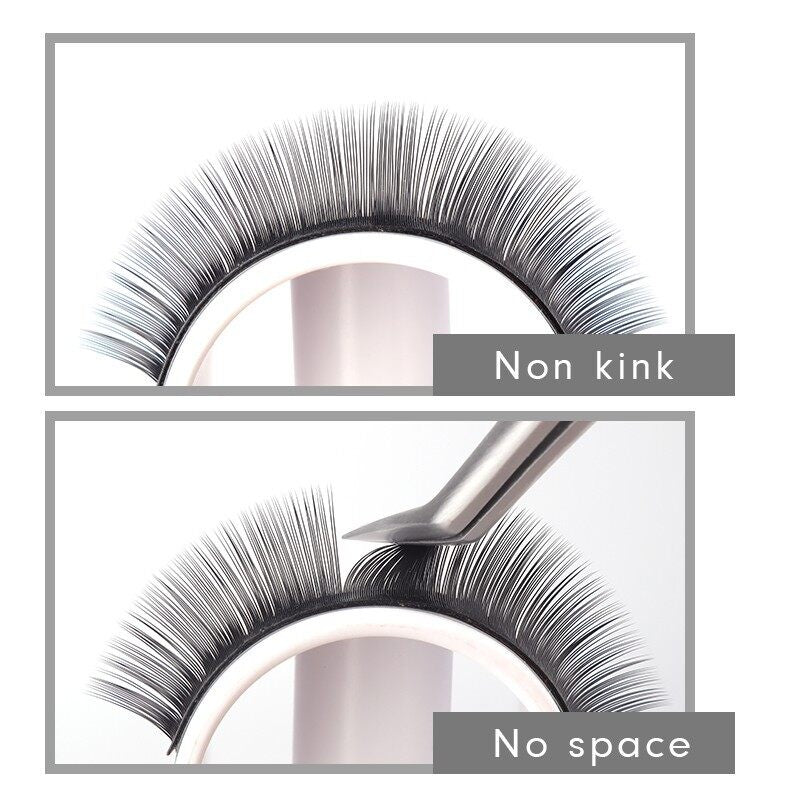 False eyelashes, curled, curved, CD shape, thickness 0.05, size 9-17 mm, black, for makeup, one-to-one, false eyelashes, high quality CD artificial mink lashes, for eyelash extensions, single false eyelashes, black,