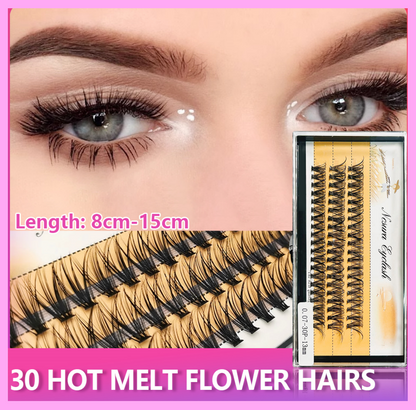 False eyelashes, natural false eyelashes 30D, false eyelashes in clusters, suitable for beginners to use false eyelashes, female eyelashes, false eyelashes, natural simulation of eyelashes