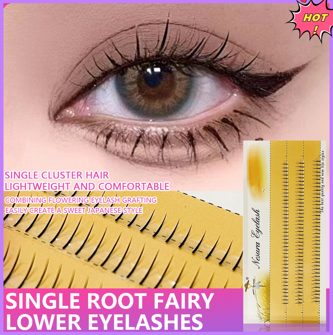 ขนอมเนื้อแมตต์คลาสสิกขนตาปลอม ขนตาล่าง กลุ่มเดี่ยว lower false eyelashes ทำด้วยมือ ขนตาช่อสําเร็จ ขนตาจากต่างประเทศ  ขนตาล่างขนตาปลอมธรรมชาติใต้ตาขนตาด้านล่างนุ่ม