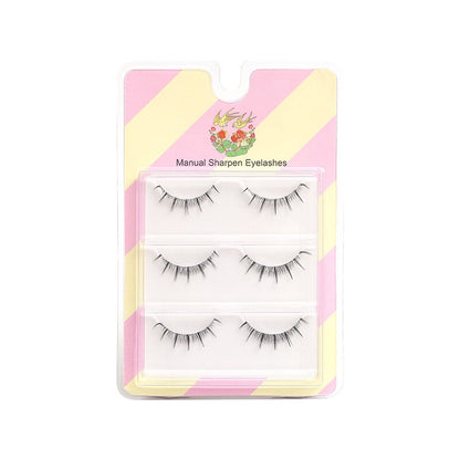 Huaxing False Eyelashes Sticker Supernatural Simulation One Piece Grafting Fairy Little Devil Transparent Rod