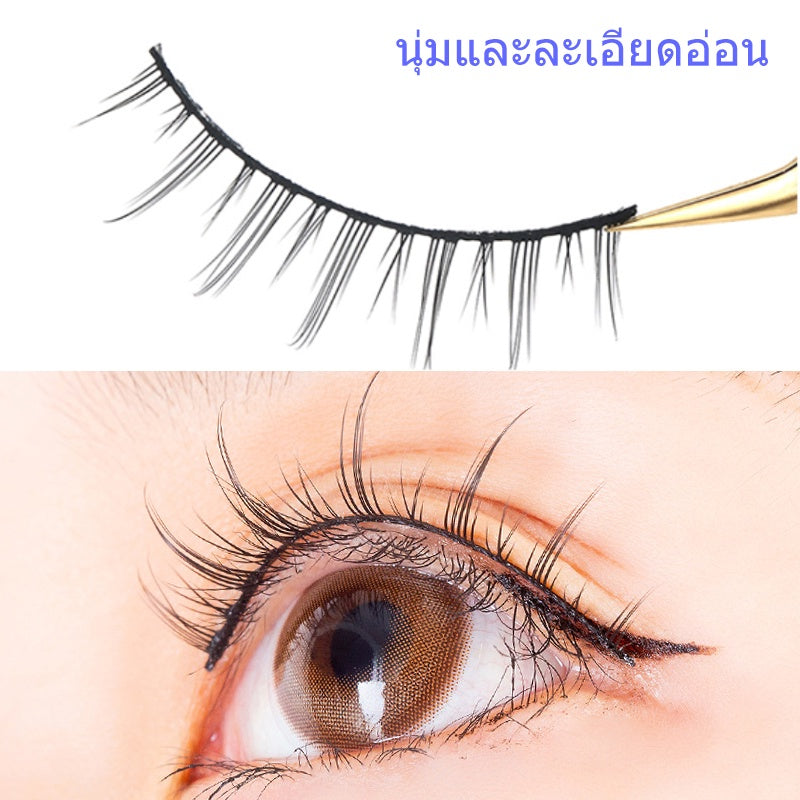 Huaxing False Eyelashes Sticker Supernatural Simulation One Piece Grafting Fairy Little Devil Transparent Rod