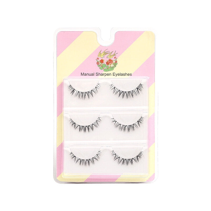 Huaxing False Eyelashes Sticker Supernatural Simulation One Piece Grafting Fairy Little Devil Transparent Rod