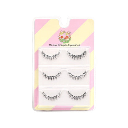 Huaxing False Eyelashes Sticker Supernatural Simulation One Piece Grafting Fairy Little Devil Transparent Rod