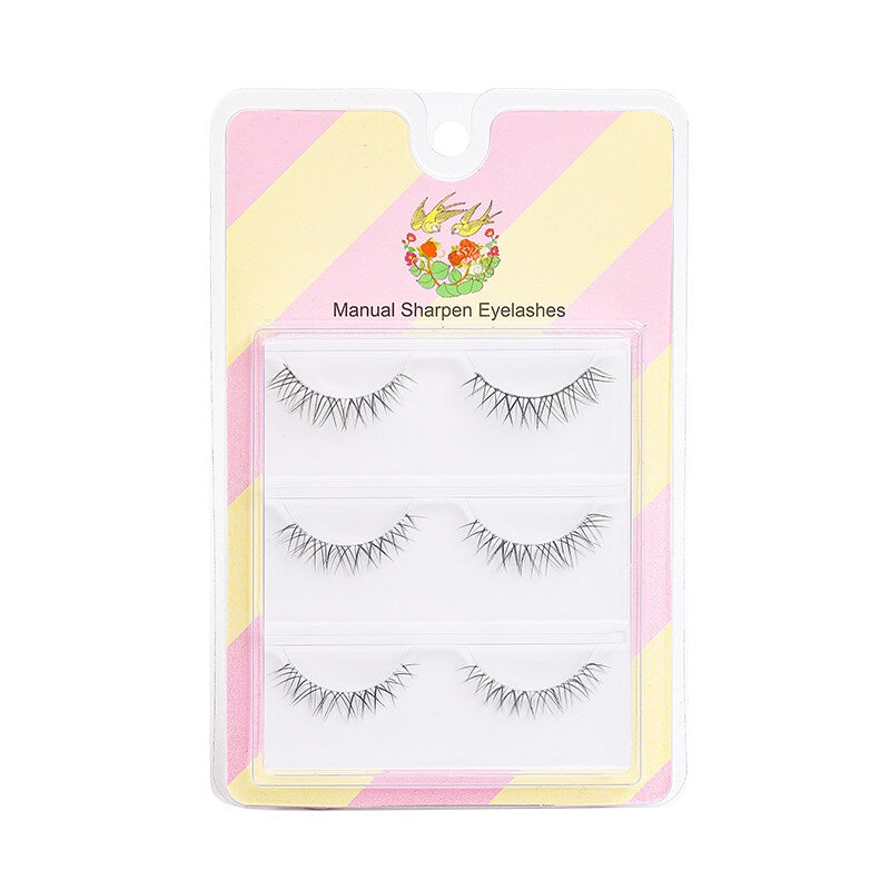 Huaxing False Eyelashes Sticker Supernatural Simulation One Piece Grafting Fairy Little Devil Transparent Rod