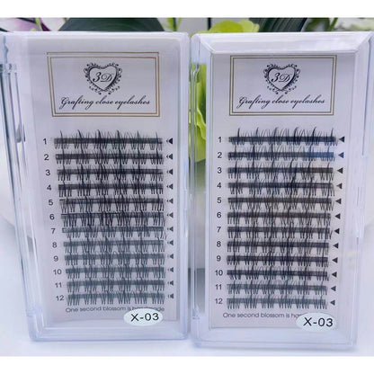 Cluster eyelashes, grafted cluster eyelashes, false eyelashes, European and American thick curled false eyelashes, divided false eyelashes, natural simulation false eyelashes