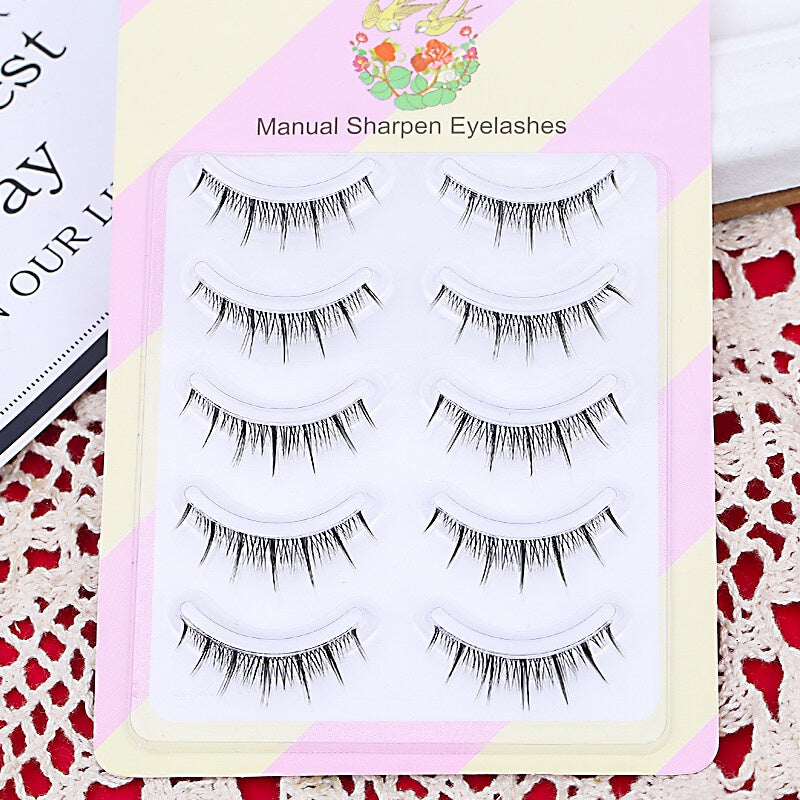 Huaxing False Eyelashes Sticker Supernatural Simulation One Piece Grafting Fairy Little Devil Transparent Rod