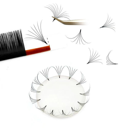 3D0.07 Camellia blooms in one second and eyelash extensions, single eyelashes are soft and thick, easy for beginners to apply eyelash extensions.