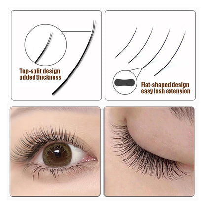 0.15 Single Eyelashes Flat Eyelash Shop Special Japanese Wind Blowing C Curl 8-12mm HYBRID Grafted Eyelashes