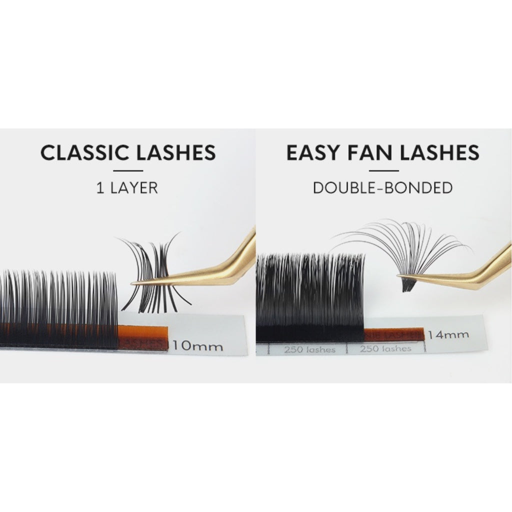 3D0.07 Camellia blooms in one second and eyelash extensions, single eyelashes are soft and thick, easy for beginners to apply eyelash extensions.