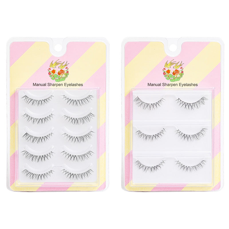 Huaxing False Eyelashes Sticker Supernatural Simulation One Piece Grafting Fairy Little Devil Transparent Rod