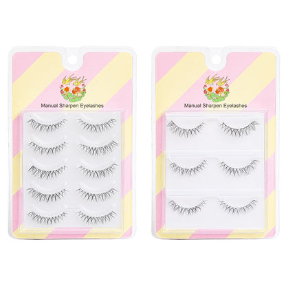 Huaxing False Eyelashes Sticker Supernatural Simulation One Piece Grafting Fairy Little Devil Transparent Rod