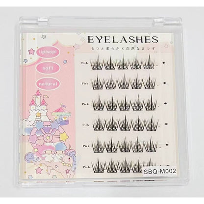 [Shipped from Thailand] Glue-free false eyelashes, self-adhesive false eyelashes, false eyelash clusters, false eyelash extensions, three clusters, single eye in one second