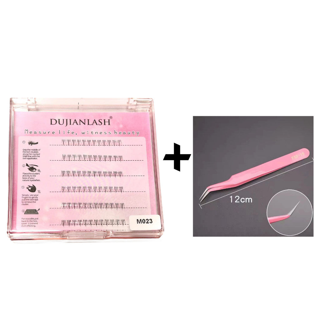 [Shipped from Thailand] Glue-free lower lashes give a sweet and cute look like a cat doll. Glue-free eyelash extensions are suitable for beginners.