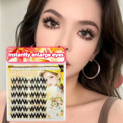 [Shipped from Thailand] Glue-free lower lashes Pussycat lower lashes create natural and sweet eyes. Eyelash extensions last for 24 hours without