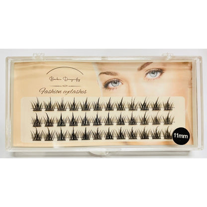 False eyelashes 36 clusters, natural black, suitable for beginners to learn makeup, 3D false eyelashes, soft clusters, sunflowers, false eyelash extensions, false eyelashes