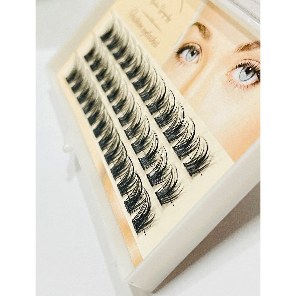 False eyelashes 36 clusters, natural black, suitable for beginners to learn makeup, 3D false eyelashes, soft clusters, sunflowers, false eyelash extensions, false eyelashes