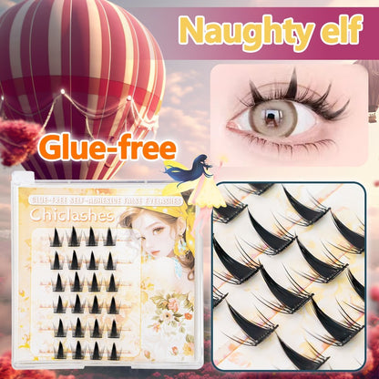 [Shipped from Thailand] Glue-free lower lashes Pussycat lower lashes create natural and sweet eyes. Eyelash extensions last for 24 hours without