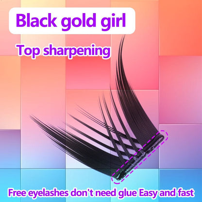 False eyelash glue self-adhesive cat ears elf natural simulation reusable no-removal eyelashes Barbie Queen doll