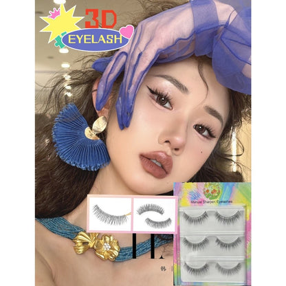 ผู้หญิงแต่งหน้าขนตาปลอม One ขนตาปลอมเหมาะสำหรับผู้เริ่มต้นธรรมชาติ Curling 3D Effect เครื่องมือแต่งหน้า eyelash EXTENSIO