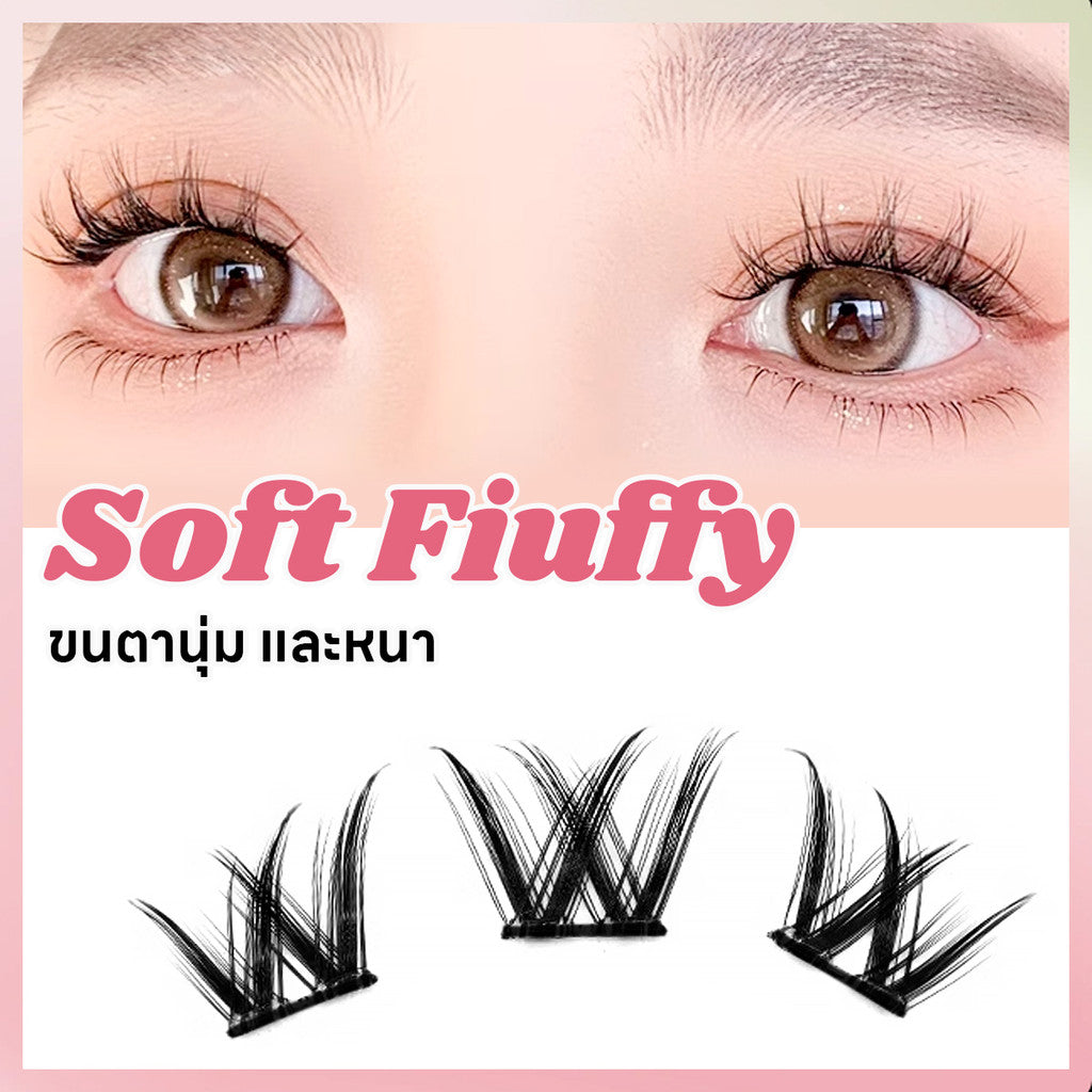 ❀Chic ใหม่ขนตาปลอมธรรมชาติ C Curve 3r  ตุ๊กตาบาร์บี้ขนตา DIY ขนตาปลอม Eyelash Extension แต่งหน้าช่อดอกไม้ขนตา