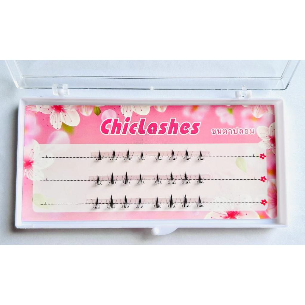 ❀Chic ใหม่ขนตาปลอมธรรมชาติ C Curve 3r  ตุ๊กตาบาร์บี้ขนตา DIY ขนตาปลอม Eyelash Extension แต่งหน้าช่อดอกไม้ขนตา