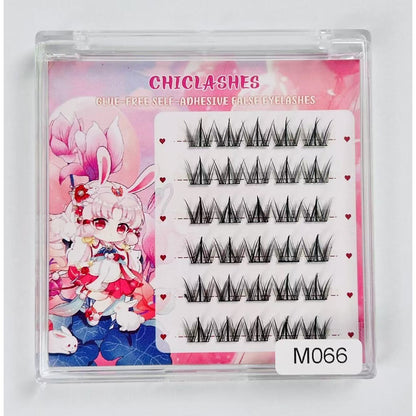 eyelashes False eyelashes No glue Natural DIY Self-adhesive Eyelash extensions Bouquet Can be reused Self-adhesive without glue