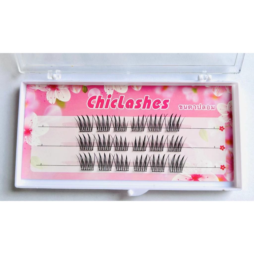 ❀Chic ใหม่ขนตาปลอมธรรมชาติ C Curve 3r  ตุ๊กตาบาร์บี้ขนตา DIY ขนตาปลอม Eyelash Extension แต่งหน้าช่อดอกไม้ขนตา