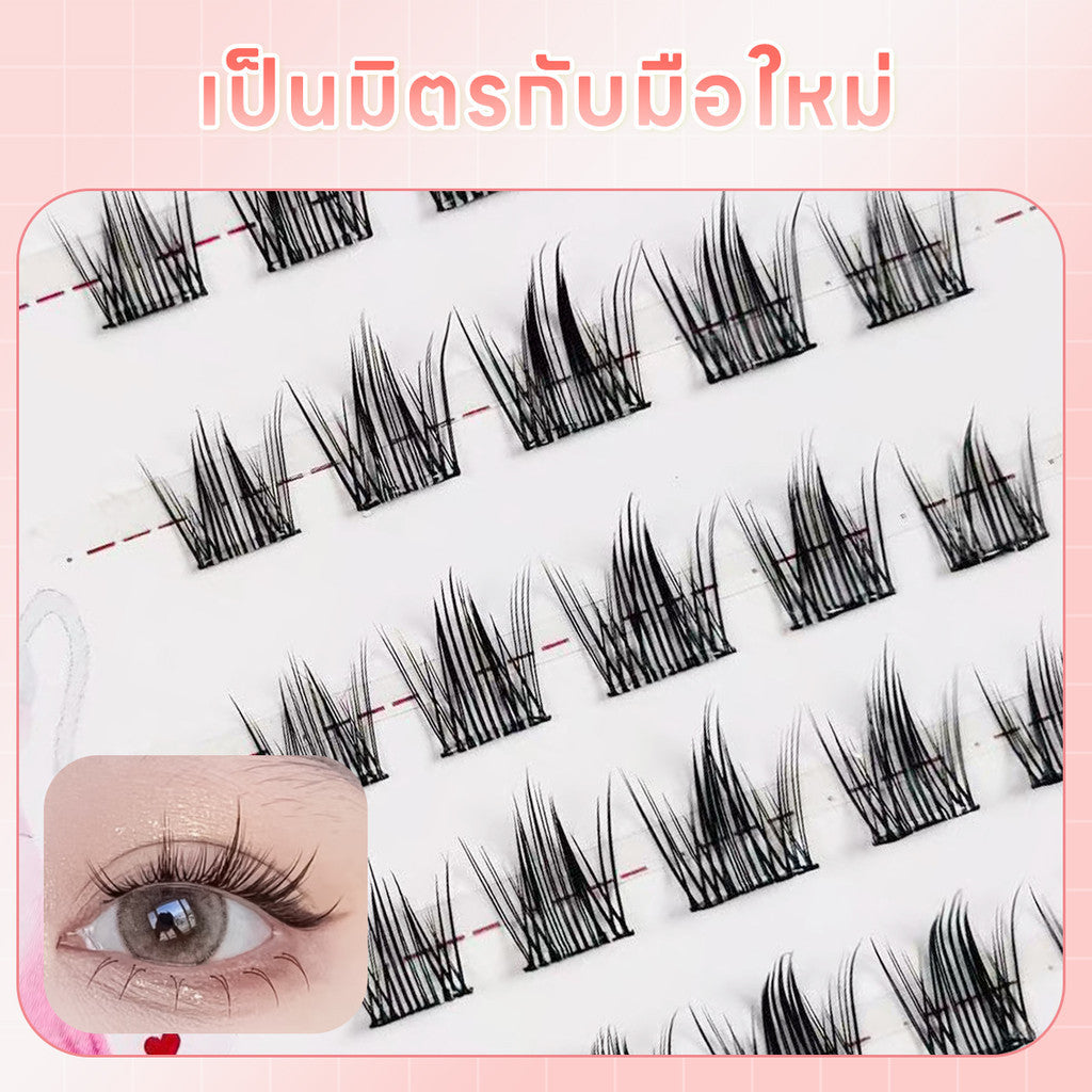 eyelashes False eyelashes No glue Natural DIY Self-adhesive Eyelash extensions Bouquet Can be reused Self-adhesive without glue