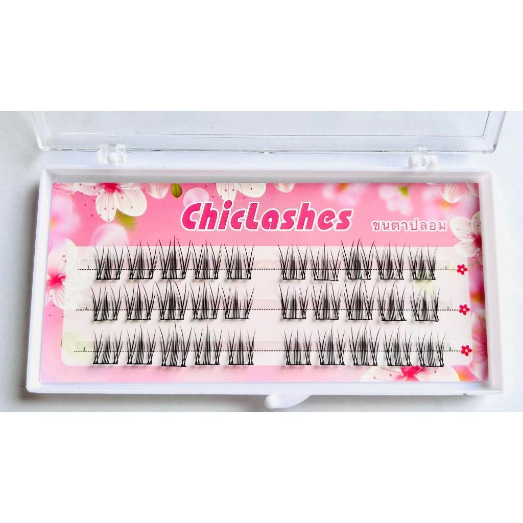 ❀Chic ใหม่ขนตาปลอมธรรมชาติ C Curve 3r  ตุ๊กตาบาร์บี้ขนตา DIY ขนตาปลอม Eyelash Extension แต่งหน้าช่อดอกไม้ขนตา