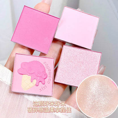 XIXI blush eyeshadow eyeshadow palette highlighter eyeshadow palette waterproof shimmer blusher powder