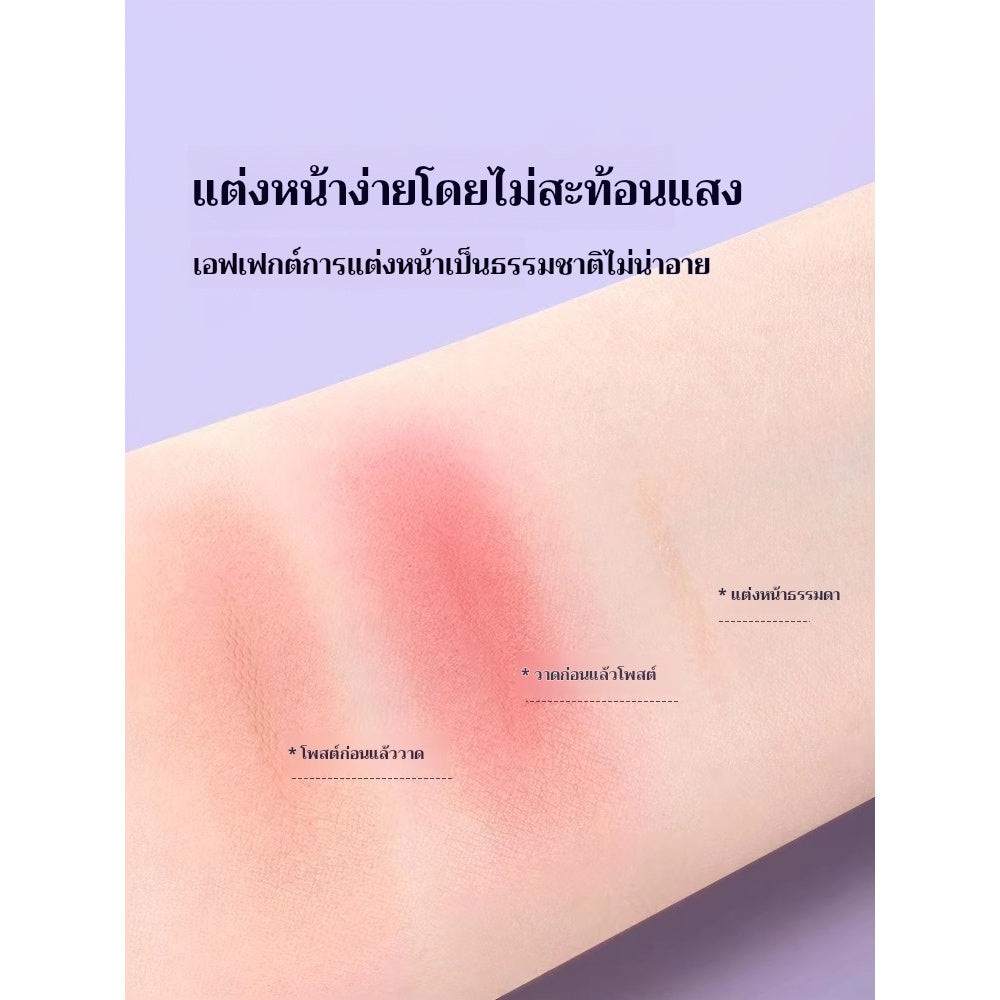 สติกเกอร์ตาสองชั้นติดน้ำ ความงามที่มองไม่เห็นตามธรรมชาติของผู้หญิง ตาข่ายรูปพระจันทร์เสี้ยวพิเศษ กลวงที่มองไม่เห็น ปราศจ