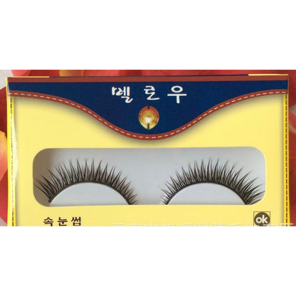 1 pair of false eyelashes, little devil box, natural false eyelashes, eyelashes, mink, natural type Eyelashes