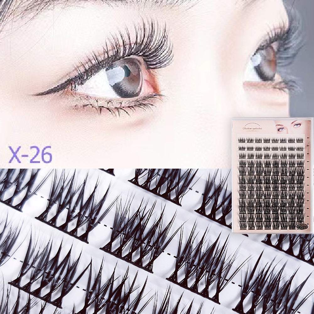 False eyelashes, artificial mink, stand-alone, thick eyelashes, natural, makeup, eyelash extensions, false eyelashes, 12 rows, large capacity 8mm-16mm