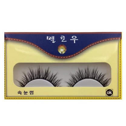 1 pair of false eyelashes, little devil box, natural false eyelashes, eyelashes, mink, natural type Eyelashes