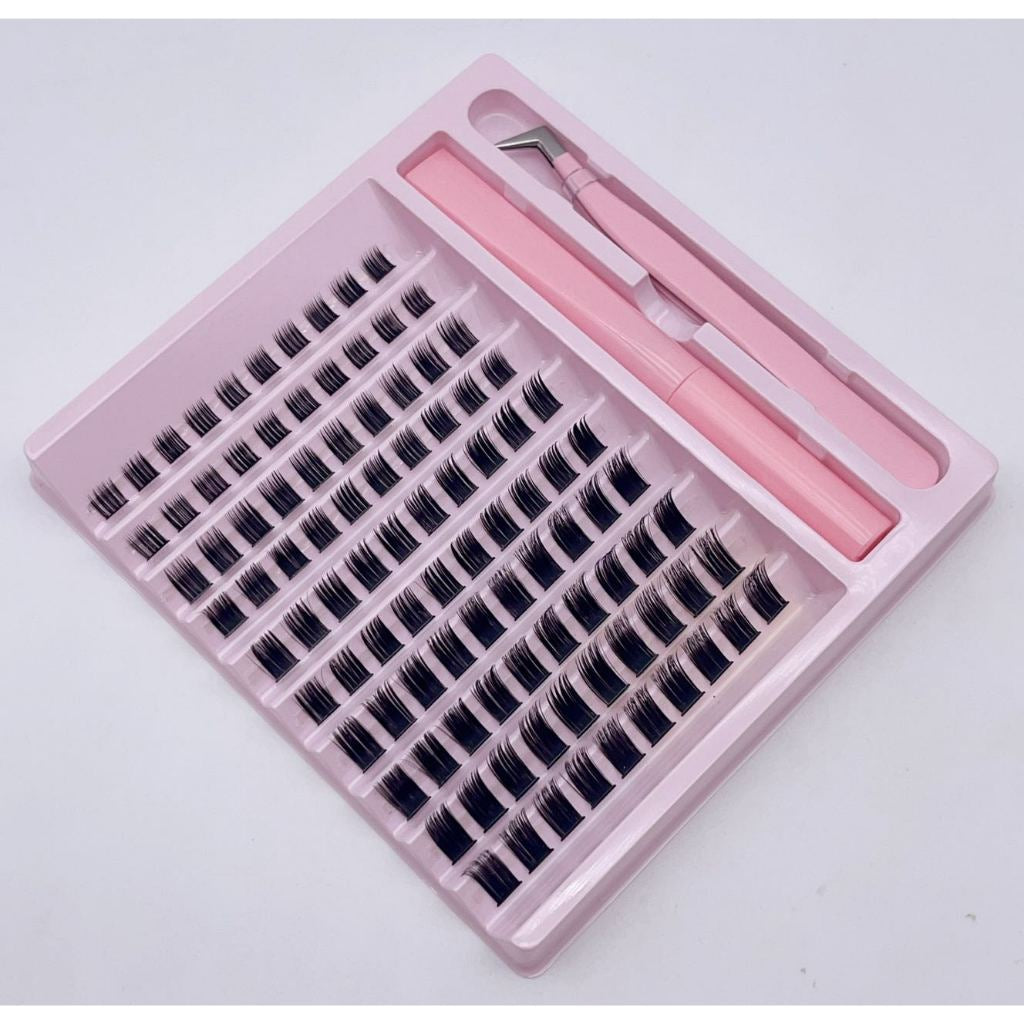 False eyelashes 40D 8-16mm natural individual cluster soft little devil false eyelashes small false eyelashes eyelash extensions makeup cosplay