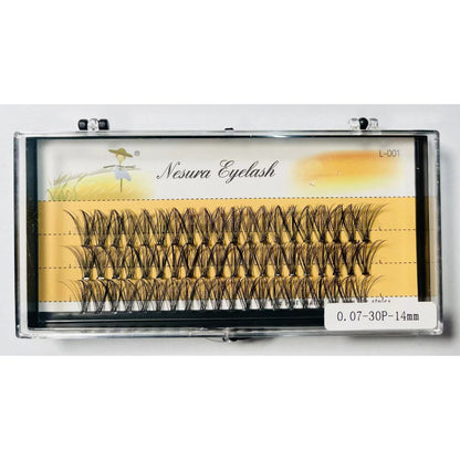 False eyelashes 30D 9-16mm 0.07 60 strands dense natural European American style DIY makeup